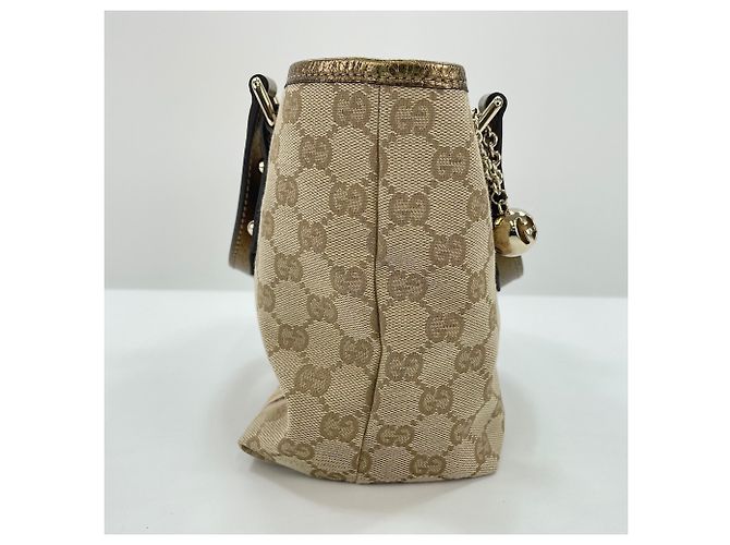 Borsa Gucci Sherry Line in beige - vista 6