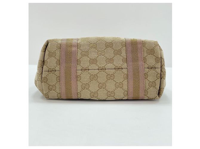 Borsa Gucci Sherry Line in beige - vista 7