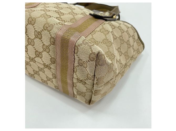 Borsa Gucci Sherry Line in beige - vista 9
