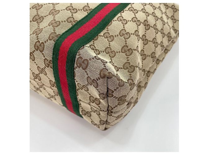 Borsa Gucci Sherry Line in beige - vista 9