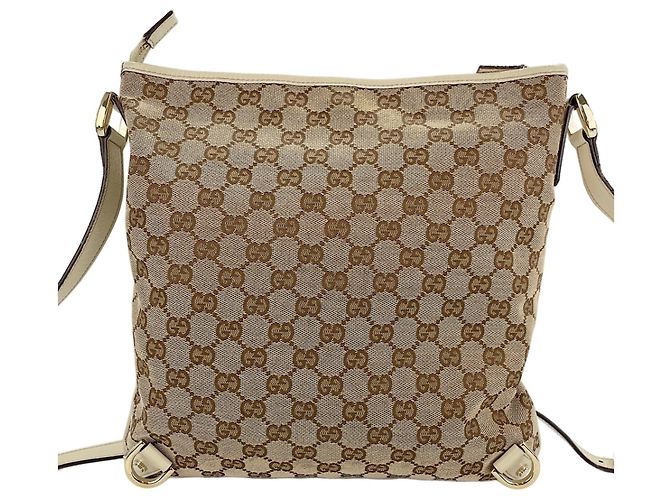 Borsa a Spalla Gucci Abbey Beige - vista 3