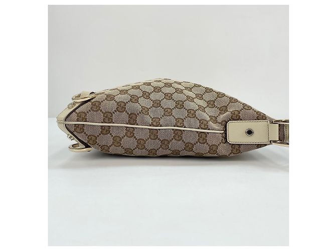 Borsa a Spalla Gucci Abbey Beige - vista 6