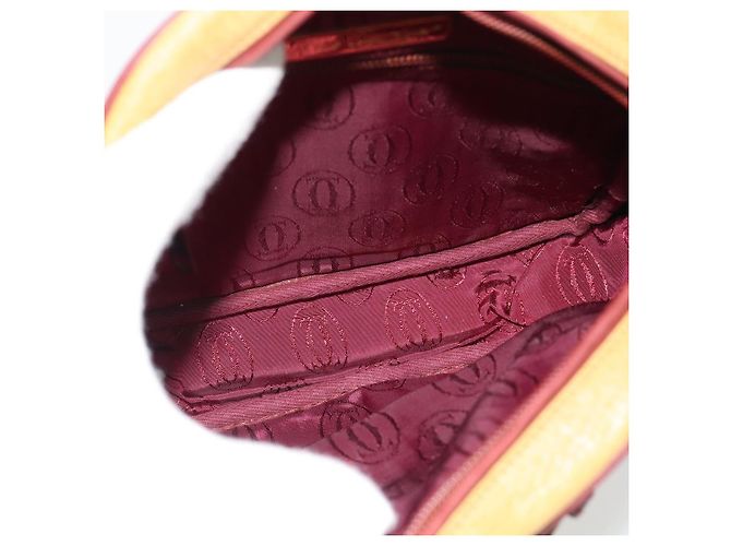 Must de Cartier con nappe in pelle Giallo - vista 5
