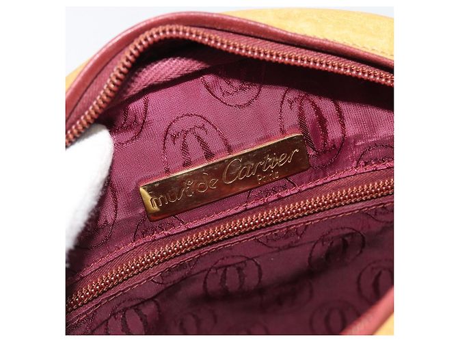 Must de Cartier con nappe in pelle Giallo - vista 6