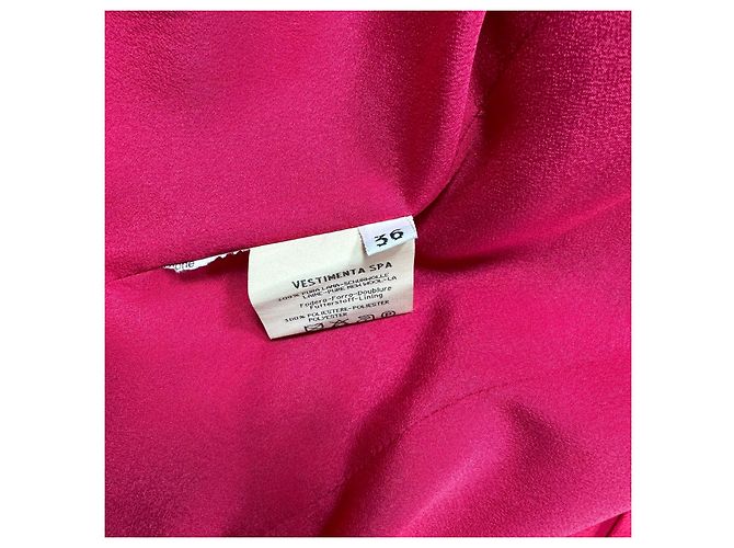 Emanuel Ungaro Paris Tweed-Blazer Pink Rot Roh - Ansicht 4
