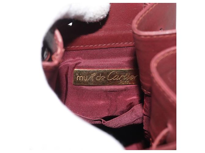 Must de Cartier in pelle Bordò - vista 6