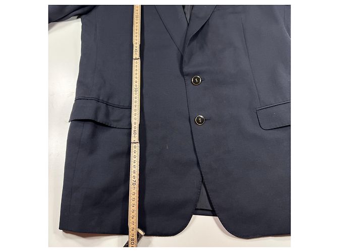 Yves Saint Laurent Diffusion Navy Wollblazer Dunkelblau - Ansicht 9