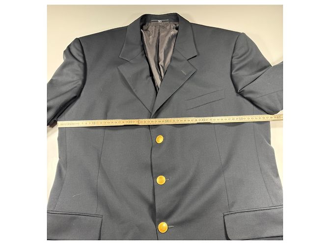 Valentino Uomo Navy-Wollblazer Dunkelblau - Ansicht 3