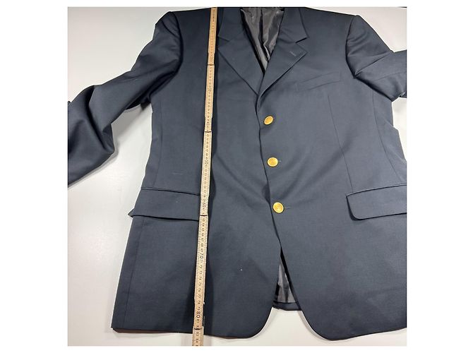 Valentino Uomo Navy-Wollblazer Dunkelblau - Ansicht 4