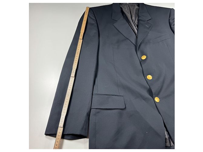 Valentino Uomo Navy-Wollblazer Dunkelblau - Ansicht 5