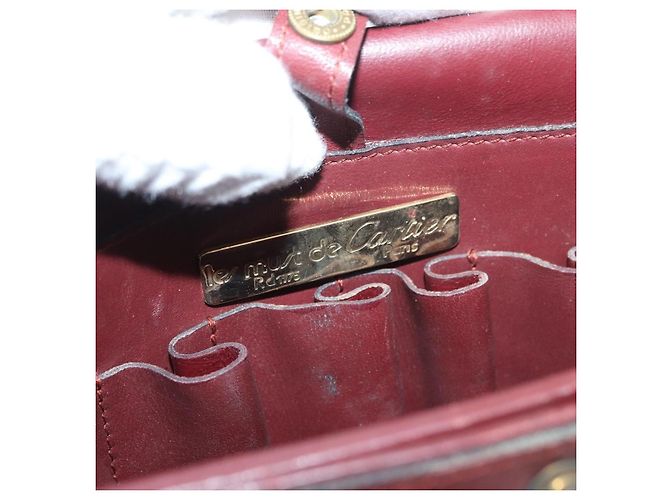 Must de Cartier in pelle medium Bordò - vista 6