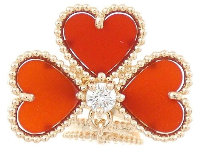 Anillo Sweet Alhambra Feuillage Van Cleef & Arpels - vista 2