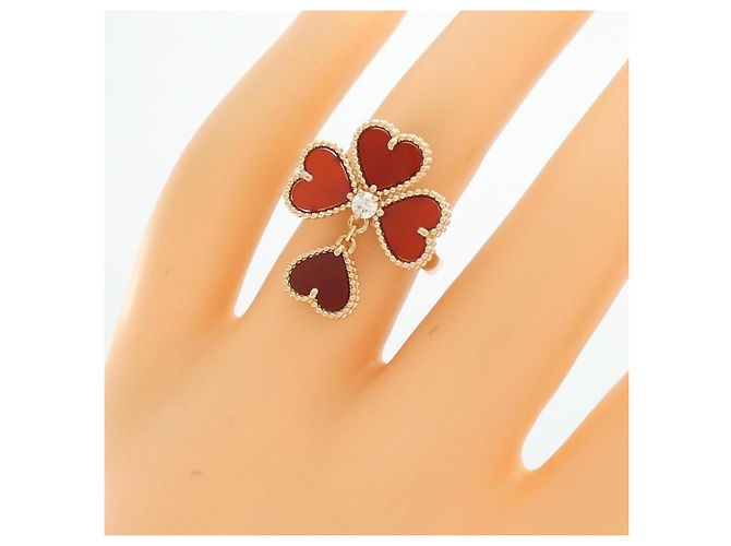 Anillo Sweet Alhambra Feuillage Van Cleef & Arpels - vista 5