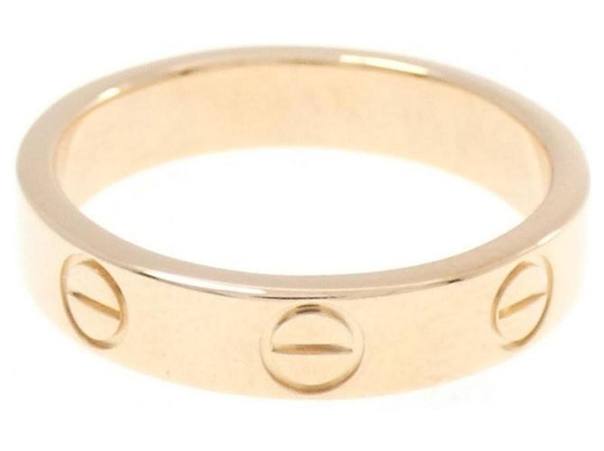 Anello Mini Love di Cartier in oro rosa - vista 2