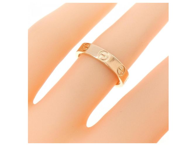 Anello Mini Love di Cartier in oro rosa - vista 4