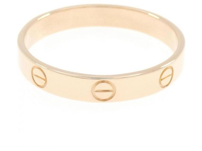 Anello Mini Love in oro rosa 18K Cartier - vista 2