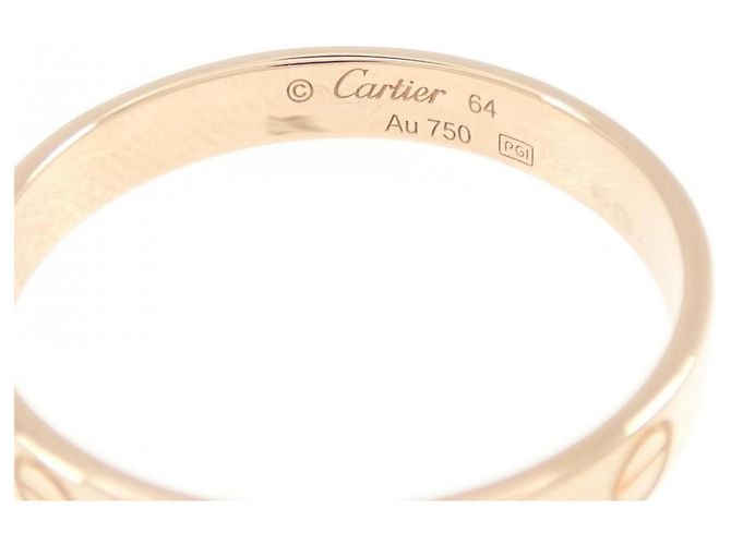 Anello Mini Love in oro rosa 18K Cartier - vista 3