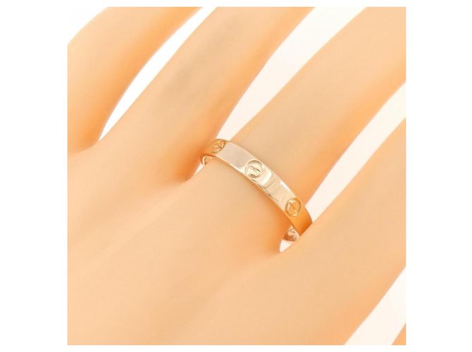 Anello Mini Love in oro rosa 18K Cartier - vista 4