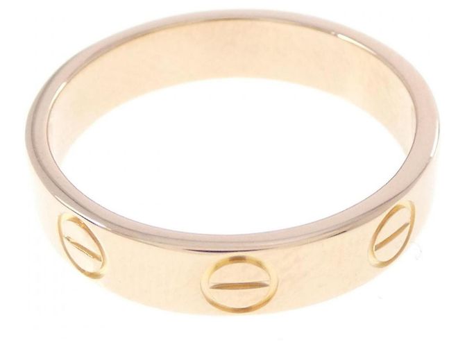 Anello Mini Love di Cartier in oro rosa 18K - vista 2