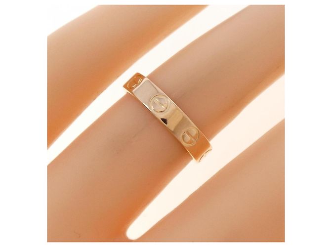 Anello Mini Love di Cartier in oro rosa 18K - vista 4