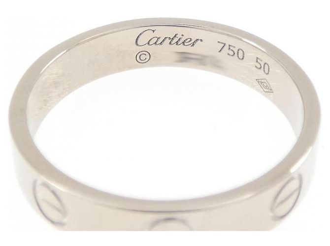 Cartier Mini Love Ring aus 18K Weißgold - Ansicht 3