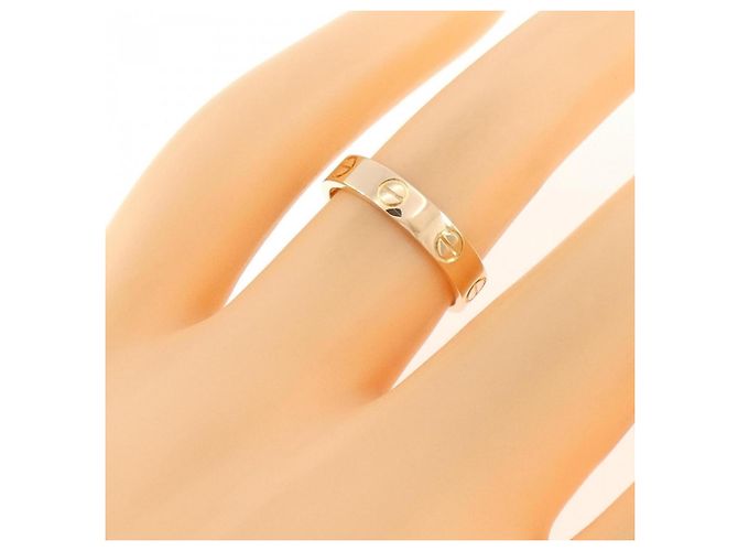 Anello Mini Love in oro rosa 18K Cartier - vista 4