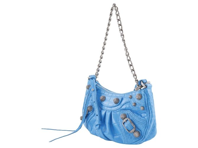 Balenciaga a Spalla PVC Blu - vista 2