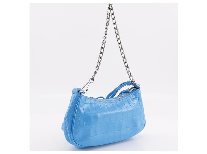 Balenciaga a Spalla PVC Blu - vista 3