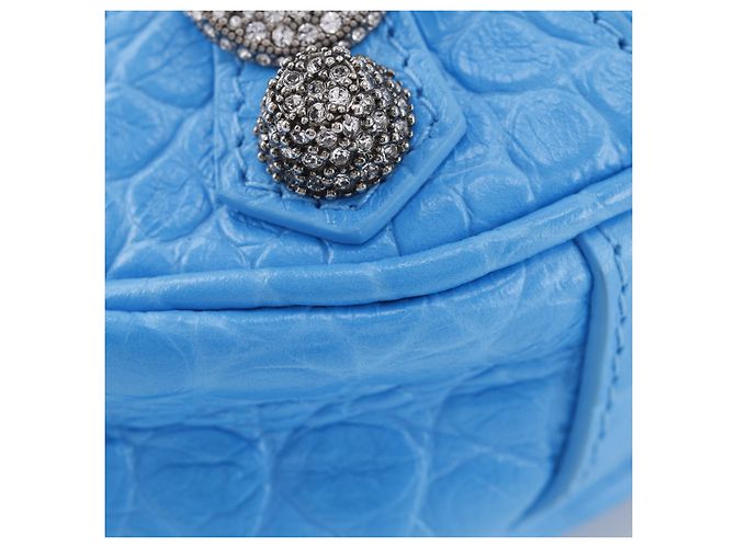 Balenciaga a Spalla PVC Blu - vista 4