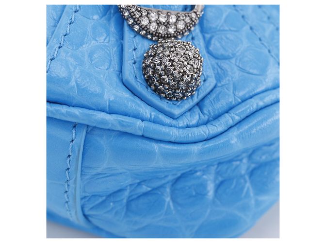 Balenciaga a Spalla PVC Blu - vista 5