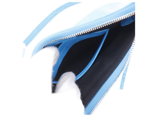 Balenciaga a Spalla PVC Blu - vista 7