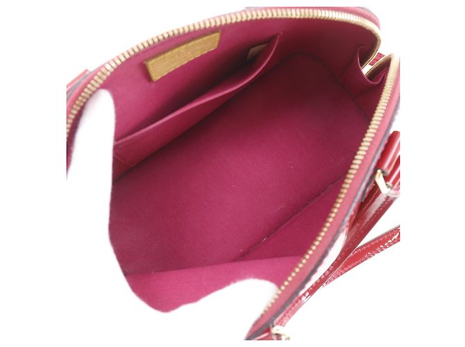 Louis Vuitton Alma Vernis BB Rosso - vista 6