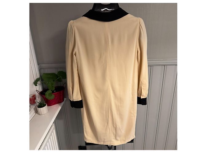Moschino Abito shift beige e nero - vista 2