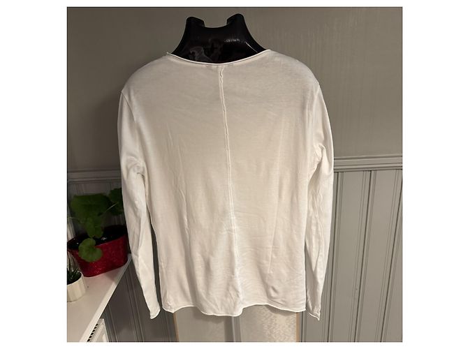 Roberto Cavalli T-shirt Maniche Lunghe Monogramma - Bianca Bianco - vista 2