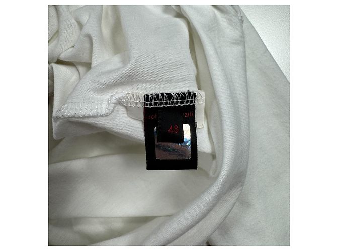 Roberto Cavalli T-shirt Maniche Lunghe Monogramma - Bianca Bianco - vista 4