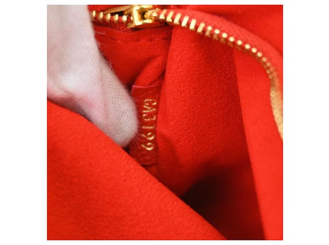 Louis Vuitton Saint Placide in tela Monogram e pelle Marrone - vista 5