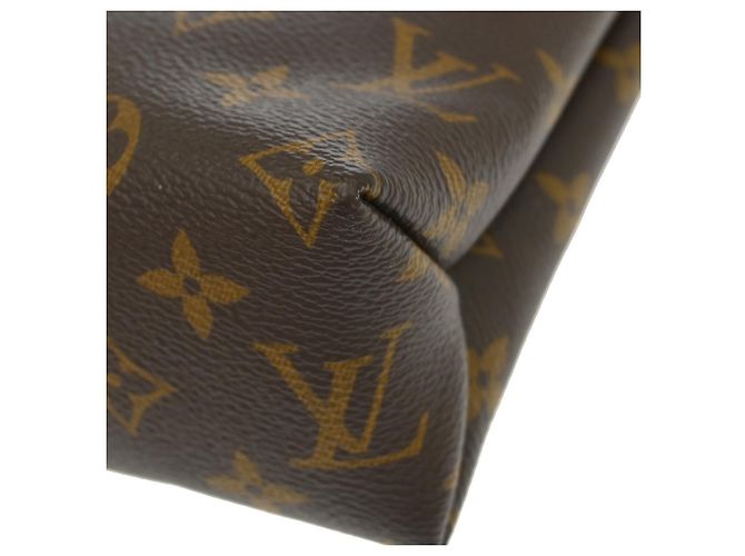Louis Vuitton Saint Placide in tela Monogram e pelle Marrone - vista 6