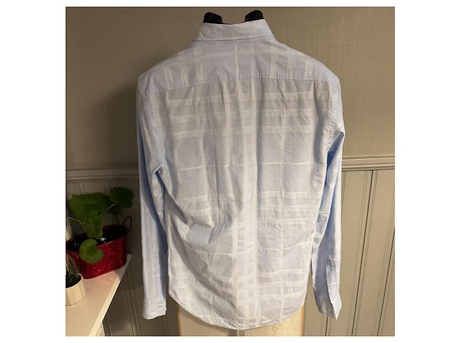 Burberry Brit Camicia in cotone azzurro chiaro Blu chiaro - vista 2