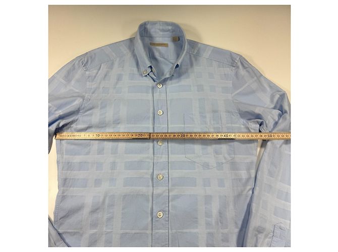 Burberry Brit Camicia in cotone azzurro chiaro Blu chiaro - vista 4