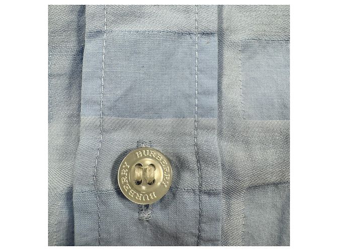 Burberry Brit Camicia in cotone azzurro chiaro Blu chiaro - vista 6