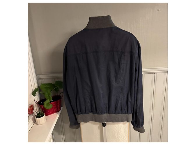Giacca Bomber Brunello Cucinelli Uomo - Blu Navy - vista 2