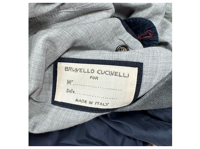 Giacca Bomber Brunello Cucinelli Uomo - Blu Navy - vista 5