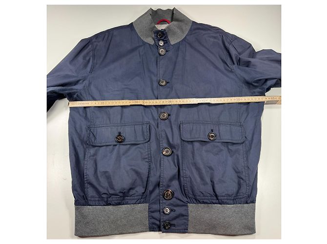 Giacca Bomber Brunello Cucinelli Uomo - Blu Navy - vista 7