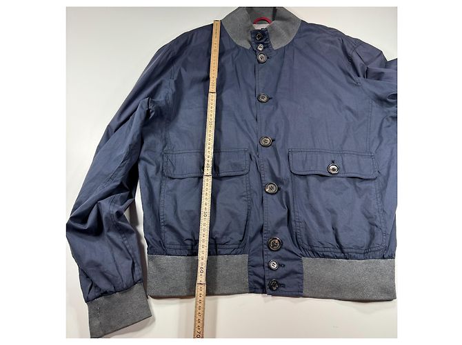 Giacca Bomber Brunello Cucinelli Uomo - Blu Navy - vista 8