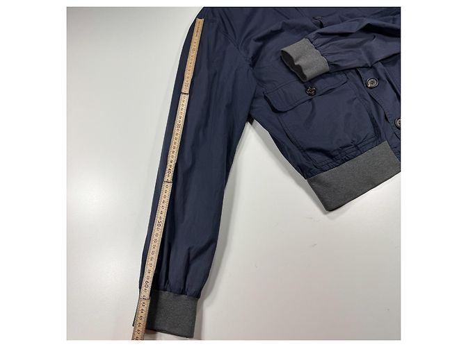 Giacca Bomber Brunello Cucinelli Uomo - Blu Navy - vista 9