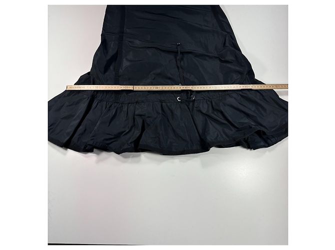 Moncler Vestido Mini sin mangas de Nylon Negro - vista 6