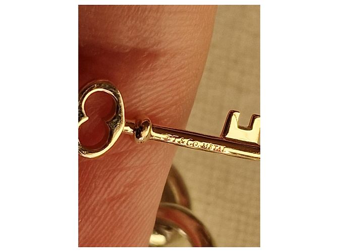Tiffany & Co Bracciale Tiffany Return to en argento e metallo Rubedo Rosa - vista 8