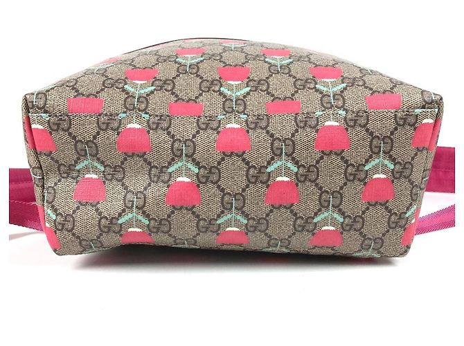 Zaino Gucci GG Supreme Logo Flower Tulip - vista 5