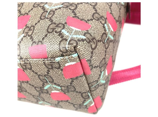 Zaino Gucci GG Supreme Logo Flower Tulip - vista 6