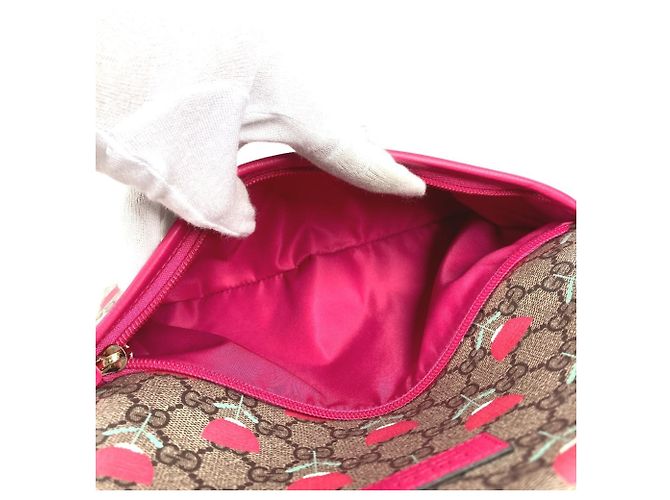 Zaino Gucci GG Supreme Logo Flower Tulip - vista 9